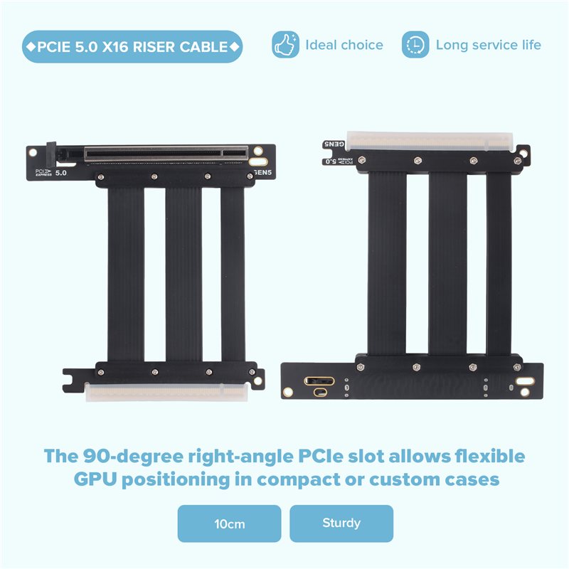 PCIe 5.0 X16 라이저 케이블 연장 케이블, 1 - Pcie 5.0 Gpu Riser Cable 리뷰 및 가격