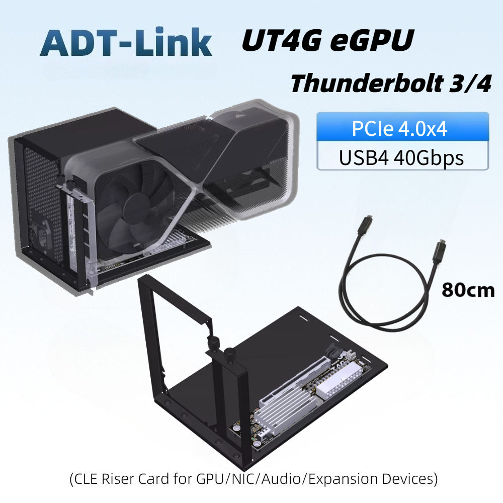 업그레이드된 새로운 EGPU 썬더볼트 4/3 to PC - Gpu External Dock Egpu Thunderbolt 4 리뷰 및 가격