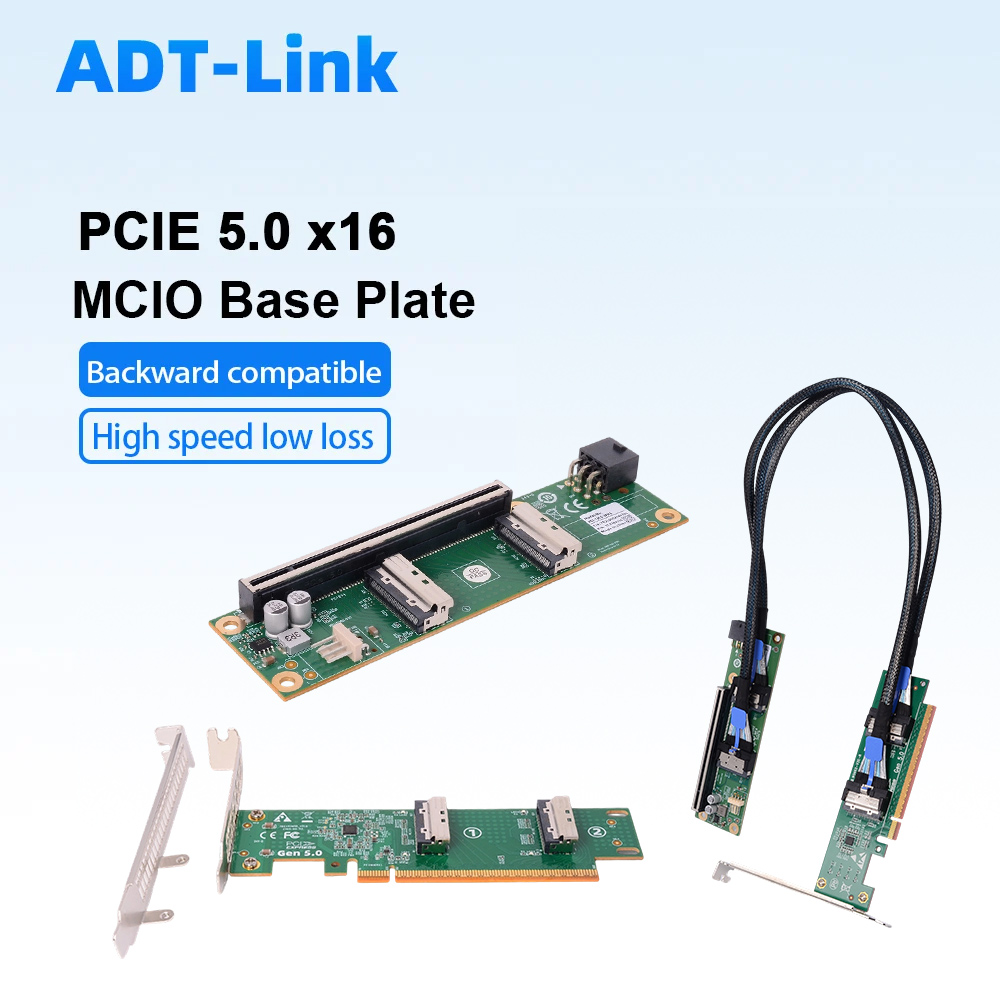 ADT-Link PCIe 5.0 X16-MCIO 8i  - Pcie 5.0 Gpu Riser Cable 리뷰 및 가격