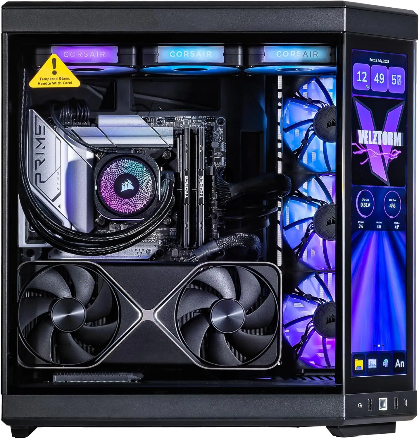 벨츠톰 LCD 블랙 프라텍스 맞춤형 Y70 터치스크린  - Rtx 5090 32Gb 리뷰 및 가격